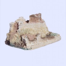 Handmade plaster statue depicting the rock of Acropolis in Athens 3